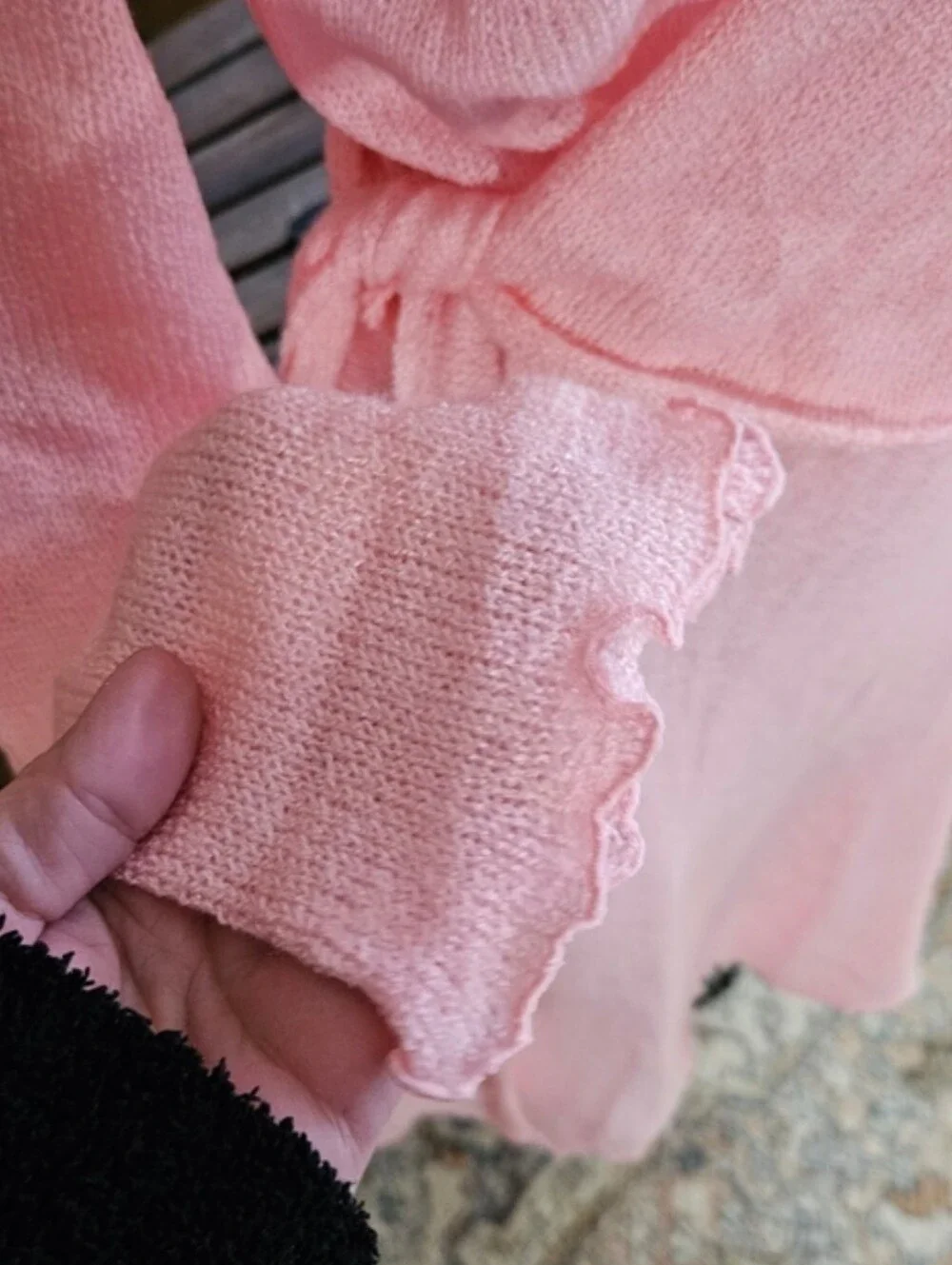 NWOT Pink Shimmer Wrap Swim Coverup Set